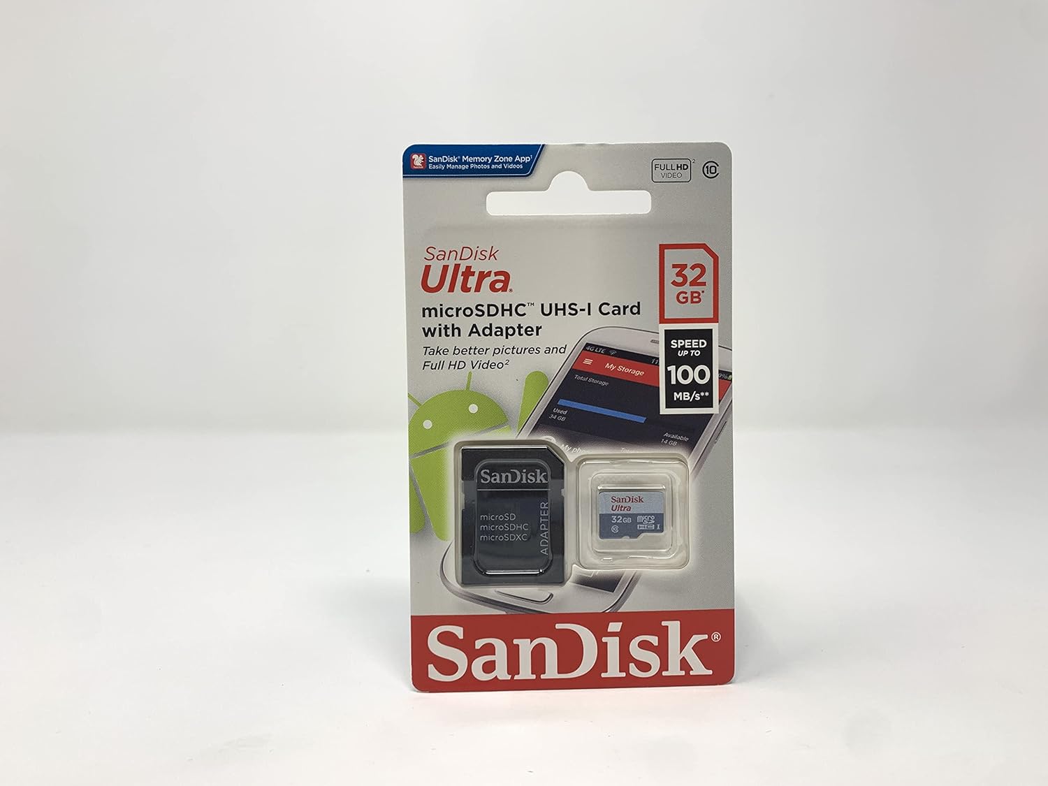 SanDisk Ultra 32GB UHS-I/Class 10 Micro SDHC Memory Card With Adapter - SDSDQUAN-032G-G4A - Image 9